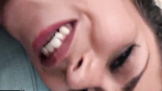 Smoking latina Ziggy Star like fat cigars and fatter dicks