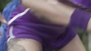 Trans basketball referee gets ass barebacked by players