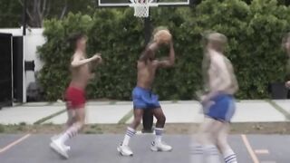 Trans basketball referee gets ass barebacked by players