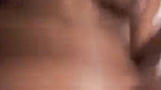 my leaking gulping pussy eats glass dildo