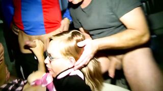 AMATEUR Geiler Gang Bang in Garage - Sensual Planet HD