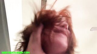 1st Time College Amateur Heather Banged Hard into the Mouth