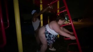 bbw getting fucked at the outside park