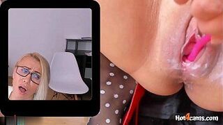 Euro mom bimbo with toy into vagina is squirting rivers
