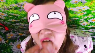 Young Hot with Bae Lips Oral Sex and Titfuck Huge Cock!