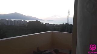 Couple gets nailed on the hotel balcony