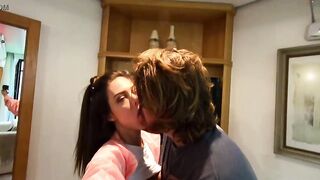 incredible girlfriend does sensational head and gets cumshot inside the