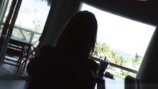 Long Boobed blonde Allie loves to banged on vacation