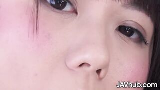 JAVHUB Mai Araki masturbating then rides a stiff dick