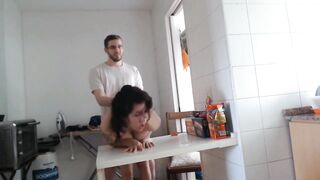Leashed Big Titty Freak Fuck By Geeks