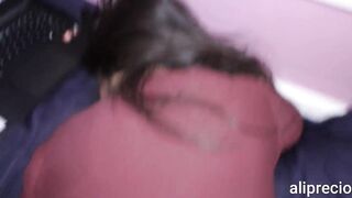 My husband banged me hard inside the booty before sleeping