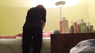 Concealed Web Cam At Wax Salon cunt with mouth Massage Hard Dick Of Customer