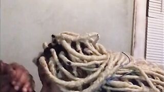 Caramel Kush offer daddy that incredible sexy bj treatment