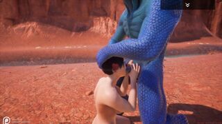 Wild Life Blue Lizard Scaly Porn (Jenny and Corbac)