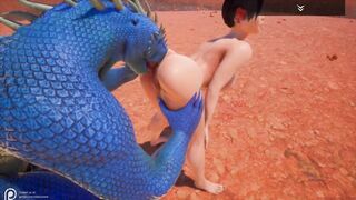 Wild Life Blue Lizard Scaly Porn (Jenny and Corbac)