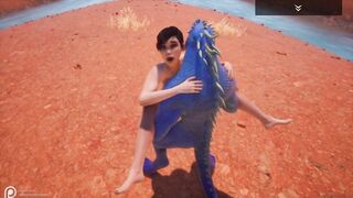 Wild Life Blue Lizard Scaly Porn (Jenny and Corbac)