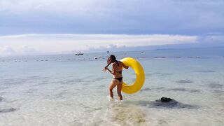 ENJOY Booty Plug IN and OUT among Fish n Corals