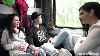Swinger Action Inside Train - Alex African
