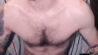 Sexy American Dady masturbating Part 2 doing a Cam Show