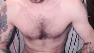 Sexy American Dady masturbating Part 2 doing a Cam Show