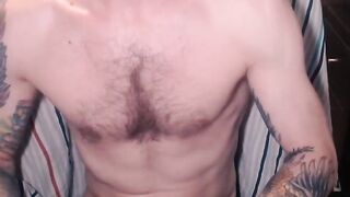 Sexy American Dady masturbating Part 2 doing a Cam Show