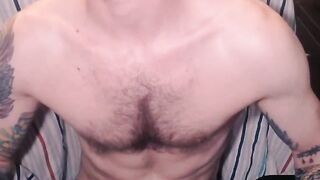 Sexy American Dady masturbating Part 2 doing a Cam Show