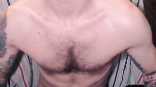 Sexy American Dady masturbating Part 2 doing a Cam Show