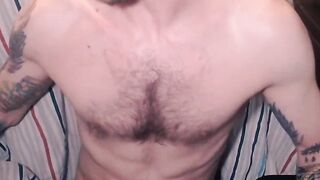 Sexy American Dady masturbating Part 2 doing a Cam Show