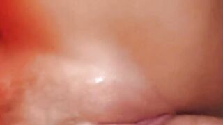 teen babe stretches on dick
