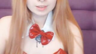 Seductive Red Haired Finger Pounded Her Wet Vagina