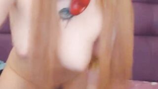 Seductive Red Haired Finger Pounded Her Wet Vagina