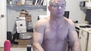 Simple Dady American masturbating Part 2