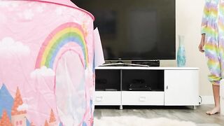 Cute Bombshell Fucks Her Turned On Step Brother