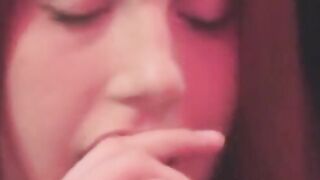 horny redhead on vacation begs for anal