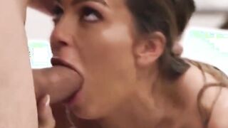 anal big tit abigail mac shows off tan lines - reality kings