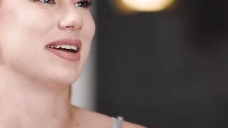To quash the craving I lick my busty bff