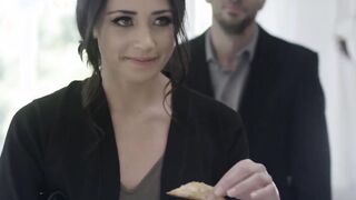 Sexy petite teen met dominant stranger