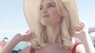 cumshot , stunning lika has passionate reunion with boyfriend