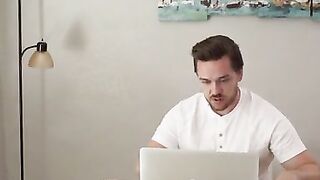 My Step Sister Sucked My Penis During Online Class -