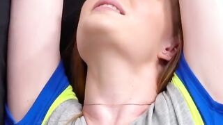 CUM4K Lucky Trainer Blows Multiple Creampies Deep inside Tight Cunt