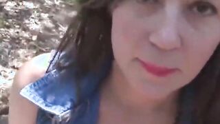 creampie amateur hairy mom masturbate outdoor