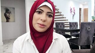 Watching my cheating hijab wife sex video