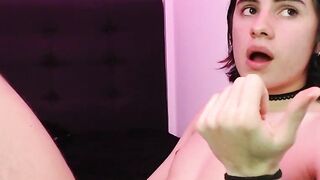 Cheerful Teen sexy masturbating Part 2 doing a Cam Show