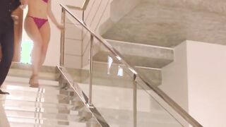 anal horny redhead on vacation begs for anal