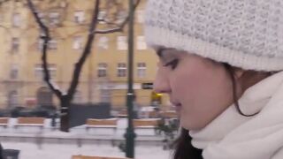 Bitches abroad - Petite Italian Tourist Francesca DiCaprio Ride Huge Cock inside Prague - LETSDOEIT