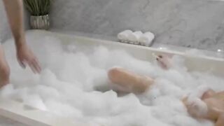 TS model gets analed by husbands friend in bathroom