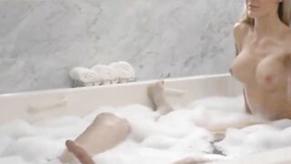 TS model gets analed by husbands friend in bathroom
