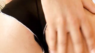 hot Dark Hair Bae got anal only plowed with huge dick