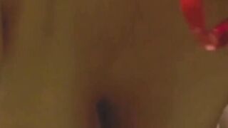 cumshot latin mature woman takes white cock in ass and pussy