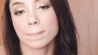 creampie tiny ebony babe sucks off a big white cock